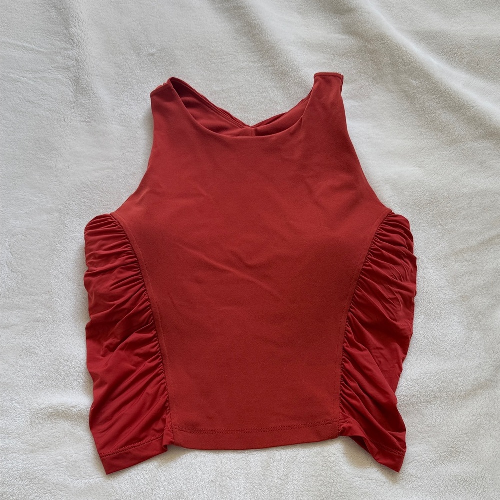 Lululemon Align High Neck Ruched Tank Top